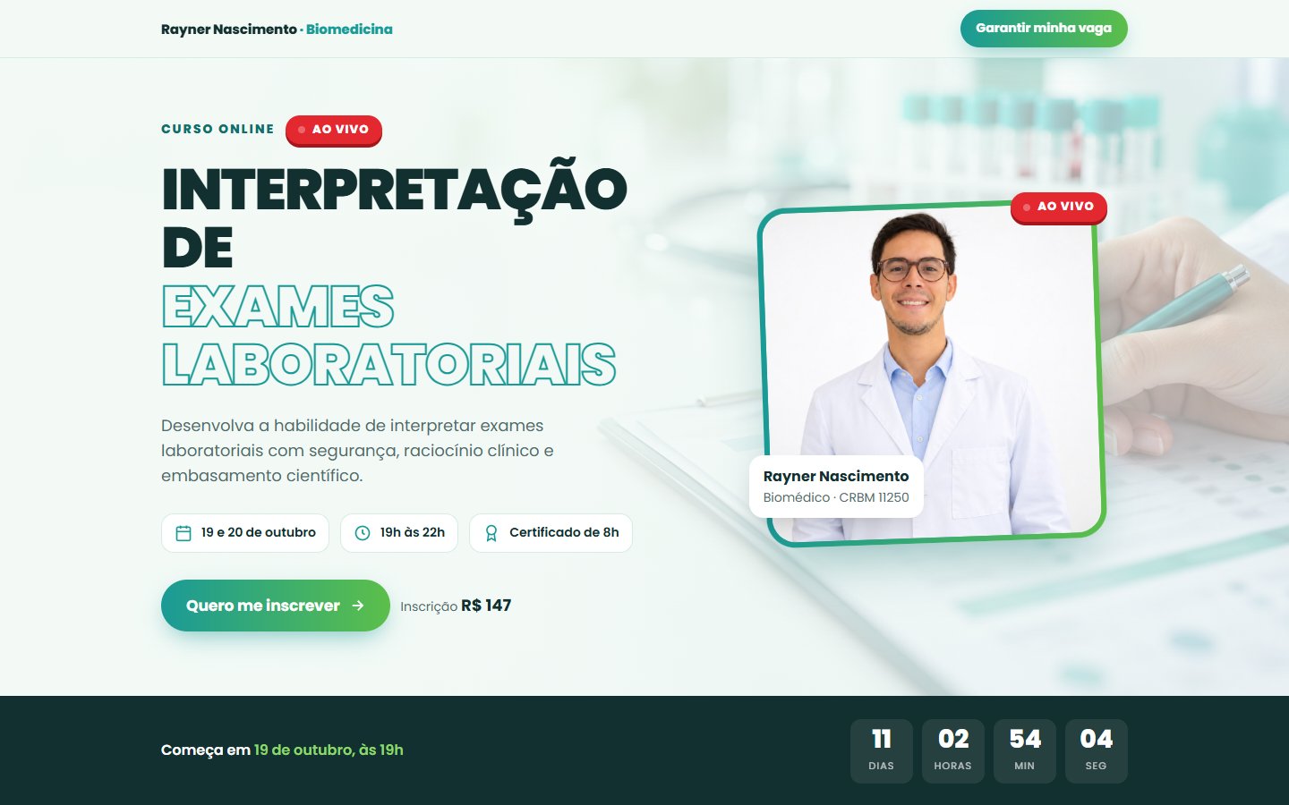 Site Imersão em Exames Laboratoriais